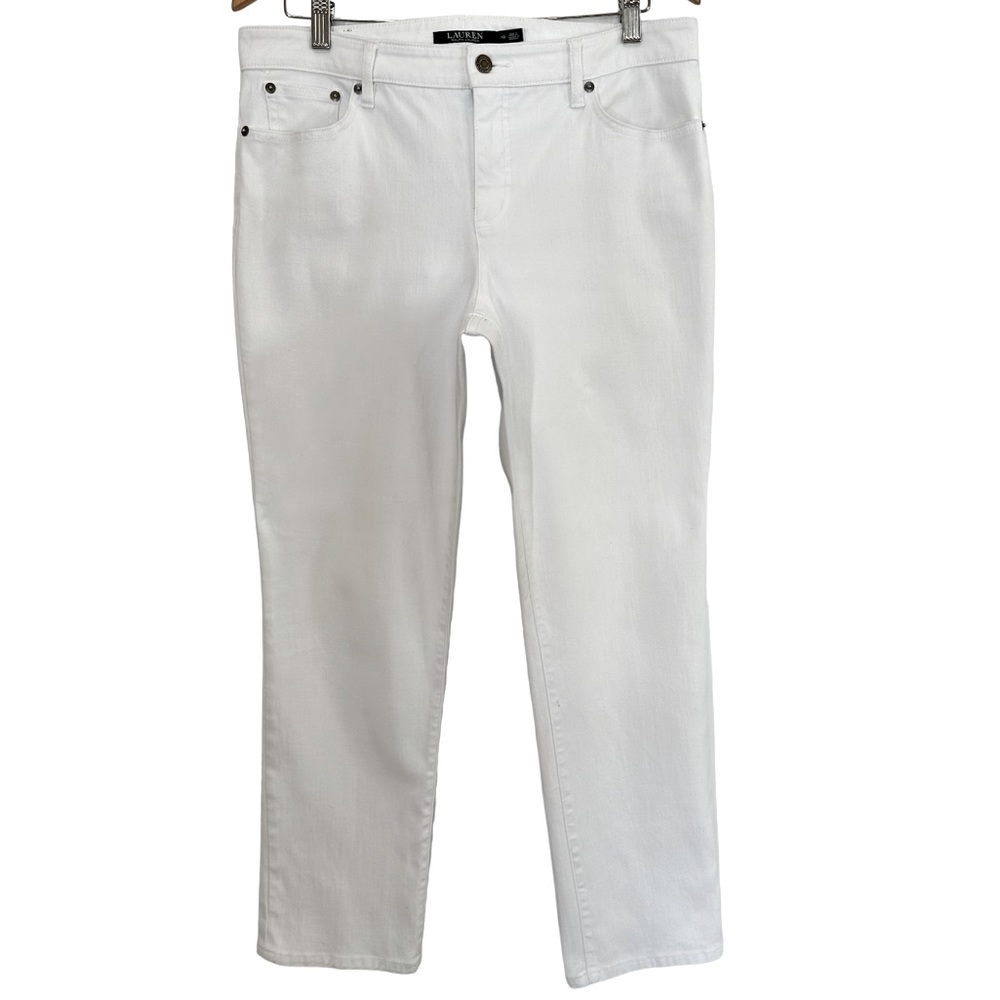 Ralph Lauren Modern Straight Curvy High-Rise Women’s Jeans - 10 - Picture 6 of 17